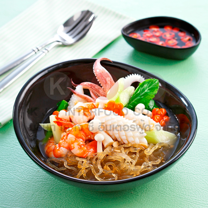 เส้นแก้วราดหน้า